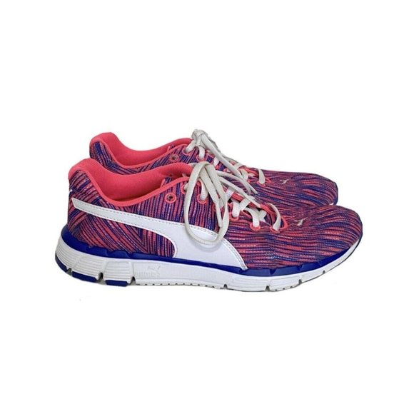 Puma Women’s Size‎ 6.5 Bravery 188065 01 Blue Pink Running Shoes Sneakers - Picture 4 of 7